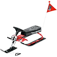 AlpenGaudi AlpenBike - Trineo de Metal (124 cm)- Color Rojo